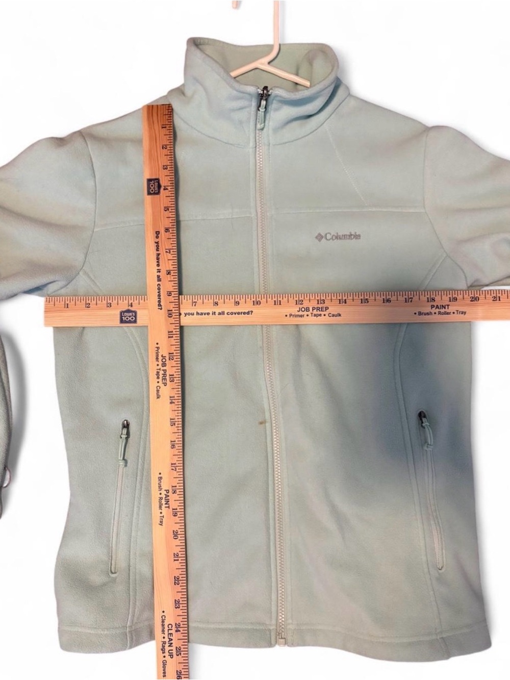 Columbia Light Blue Full-Zip Fleece Jacket - Picture 6 of 6